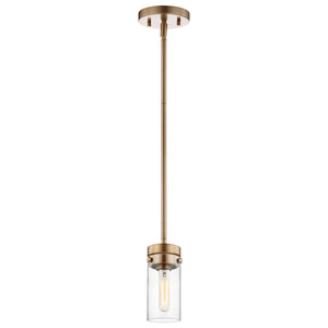 Nuvo Lighting - 60-7529 - One Light Mini Pendant - Intersection - Burnished Brass