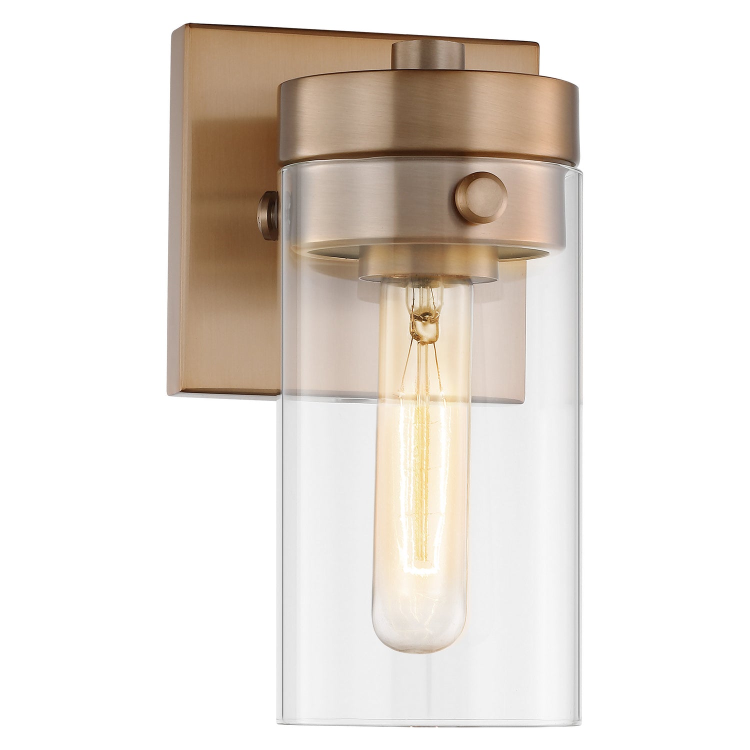 Nuvo Lighting - 60-7531 - One Light Vanity - Intersection - Burnished Brass