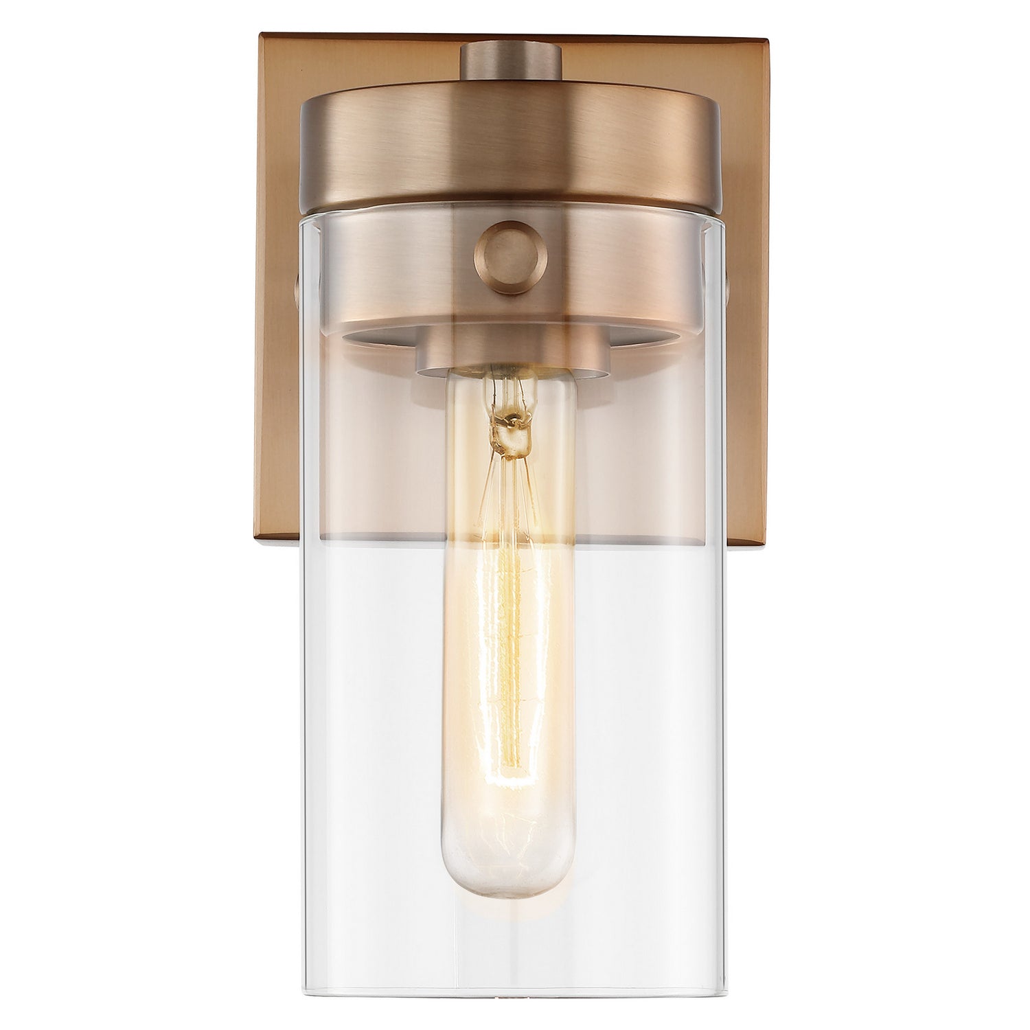 Nuvo Lighting - 60-7531 - One Light Vanity - Intersection - Burnished Brass