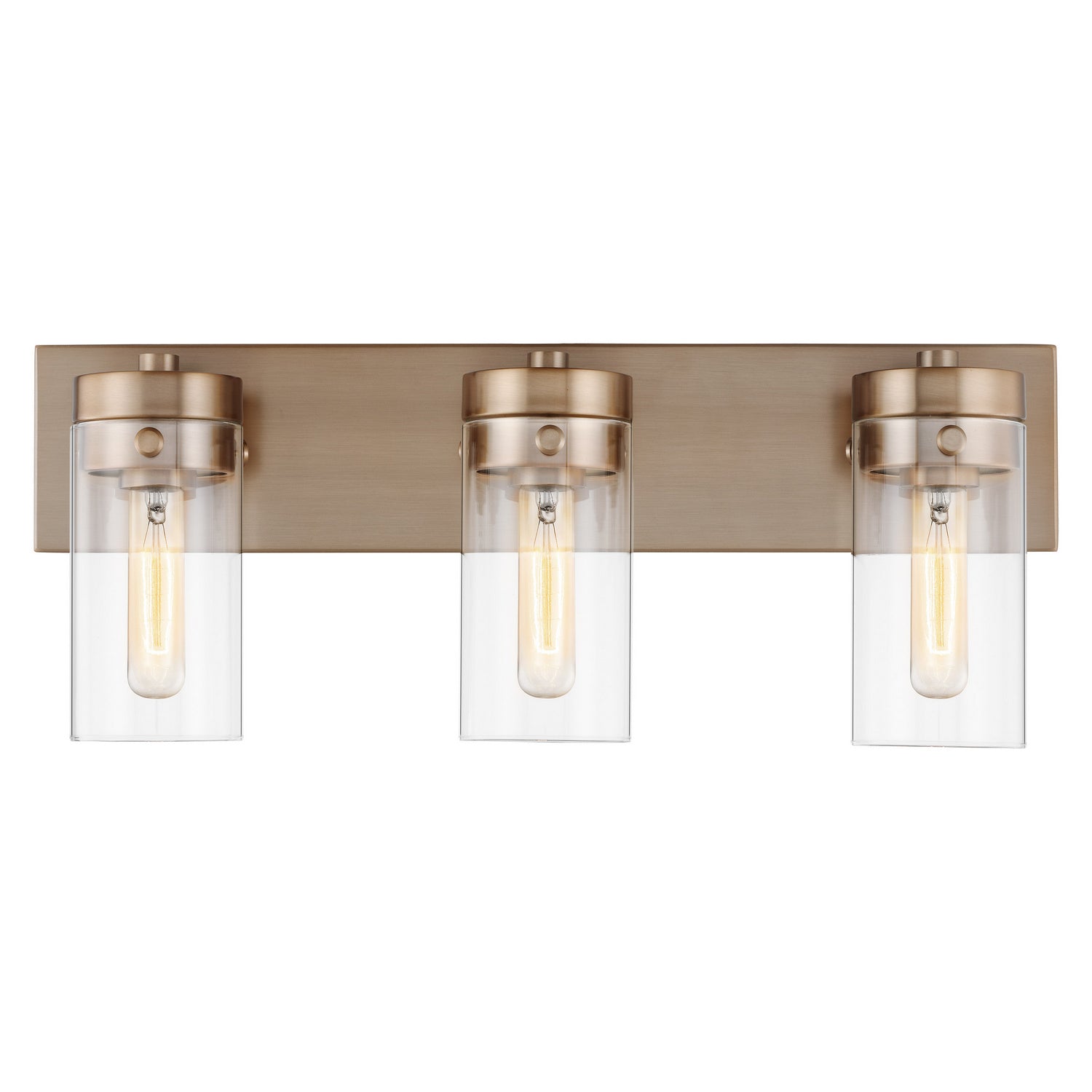 Nuvo Lighting - 60-7533 - Three Light Vanity - Intersection - Burnished Brass