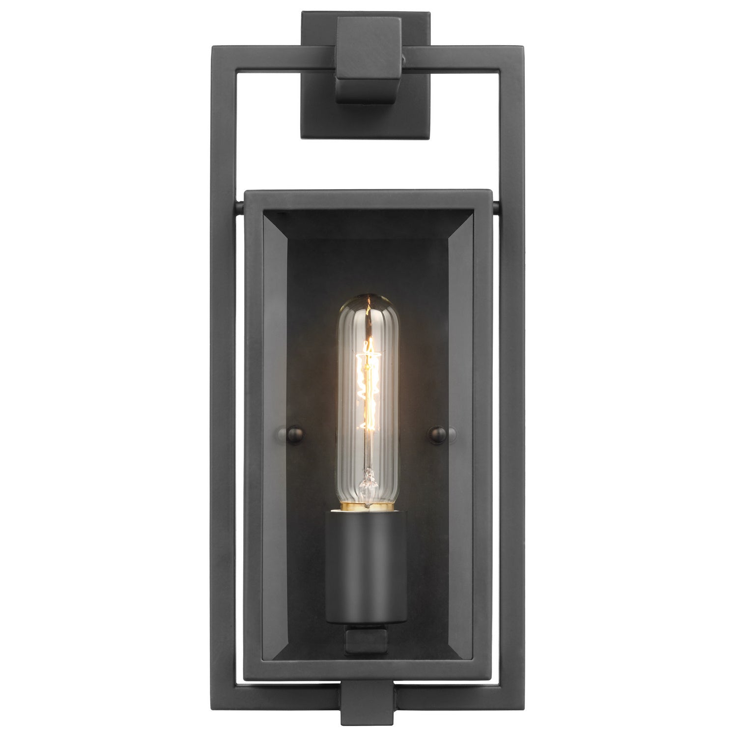 Nuvo Lighting - 60-7543 - One Light Wall Lantern - Exhibit - Matte Black