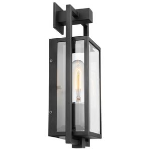 Nuvo Lighting - 60-7543 - One Light Wall Lantern - Exhibit - Matte Black