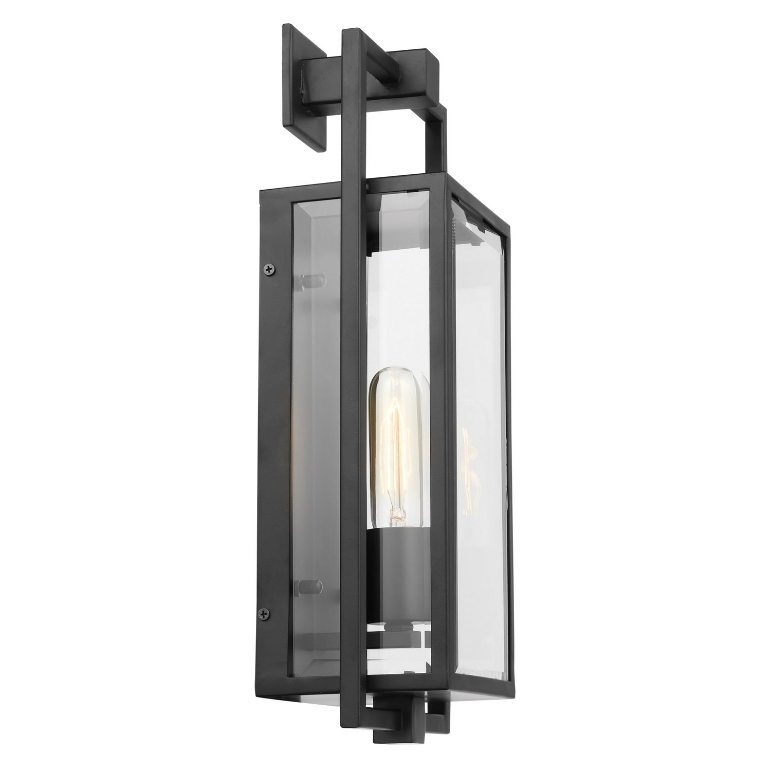 Nuvo Lighting - 60-7544 - One Light Wall Lantern - Exhibit - Matte Black