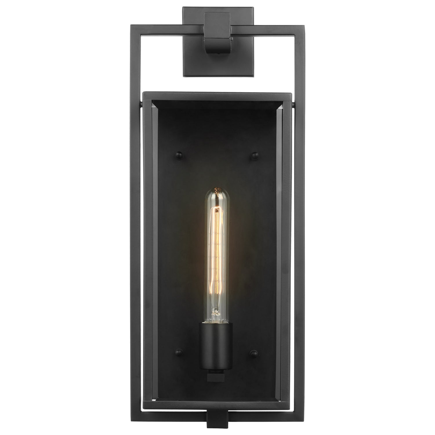 Nuvo Lighting - 60-7545 - One Light Wall Lantern - Exhibit - Matte Black