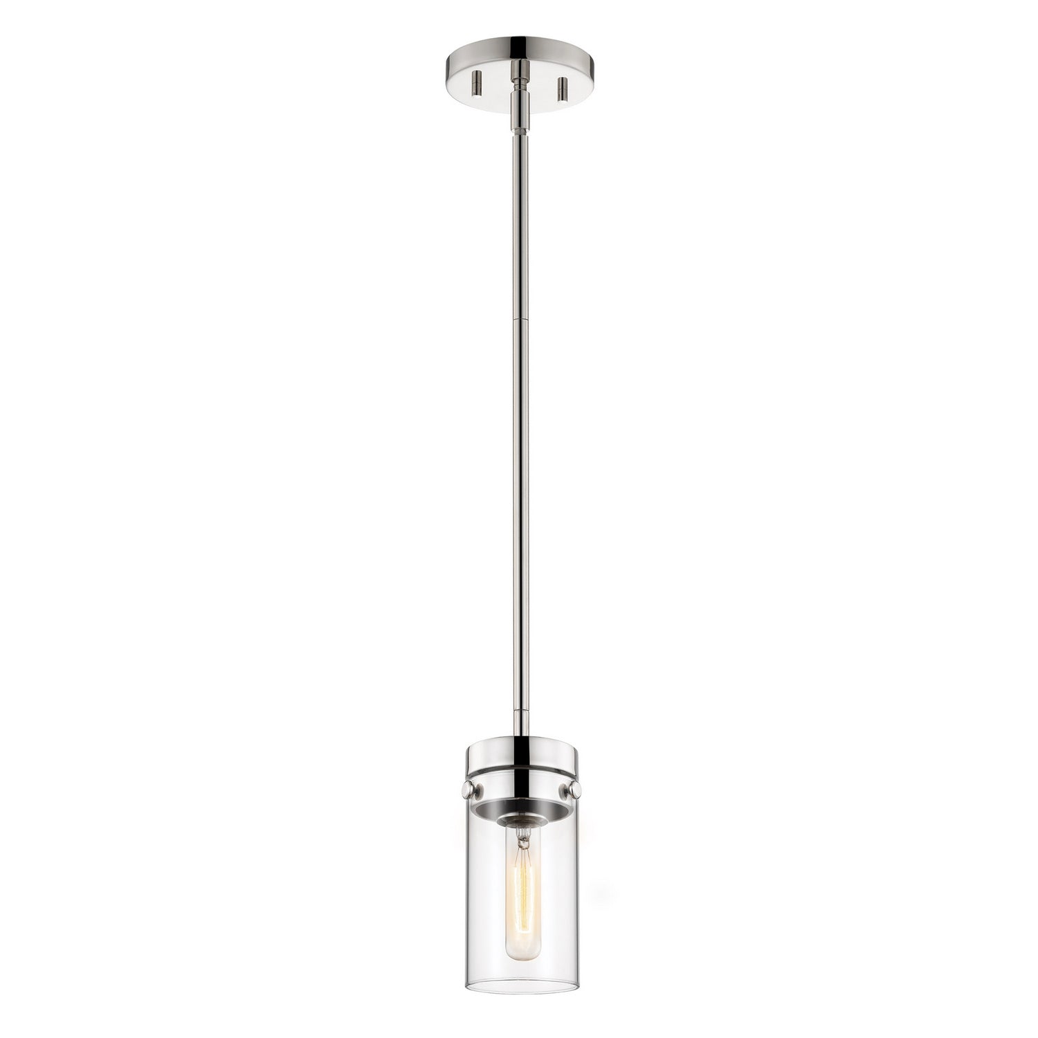 Nuvo Lighting - 60-7629 - One Light Mini Pendant - Intersection - Polished Nickel