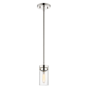 Nuvo Lighting - 60-7629 - One Light Mini Pendant - Intersection - Polished Nickel