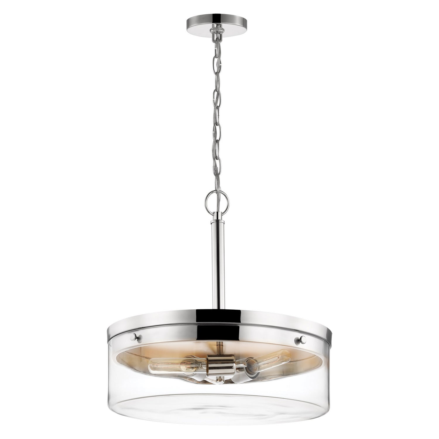 Nuvo Lighting - 60-7630 - Three Light Pendant - Intersection - Polished Nickel