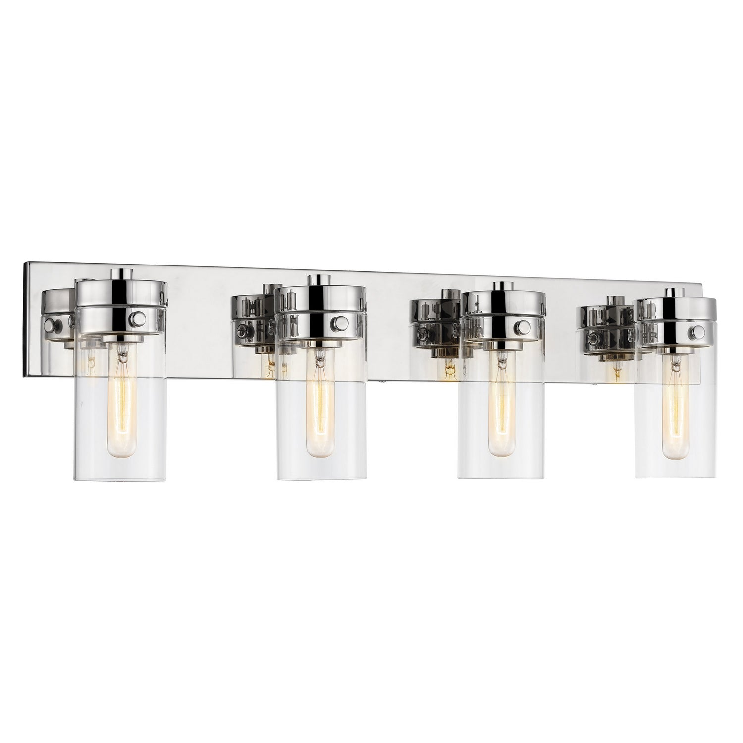 Nuvo Lighting - 60-7634 - Four Light Vanity - Intersection - Polished Nickel