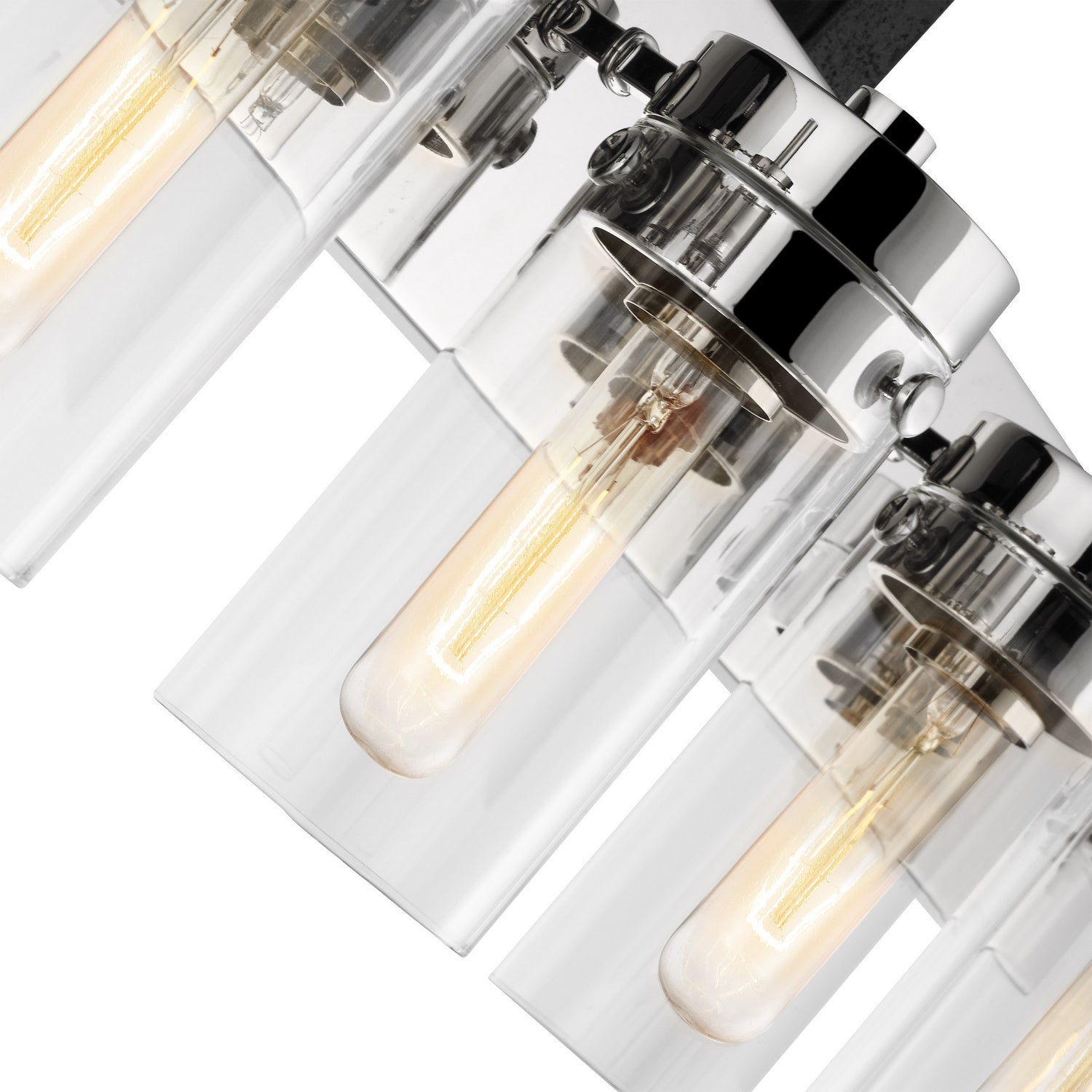 Nuvo Lighting - 60-7634 - Four Light Vanity - Intersection - Polished Nickel