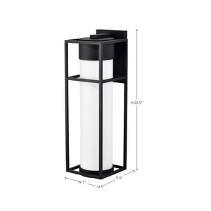 Nuvo Lighting - 62-1613 - LED Wall Lantern - Ledges - Matte Black