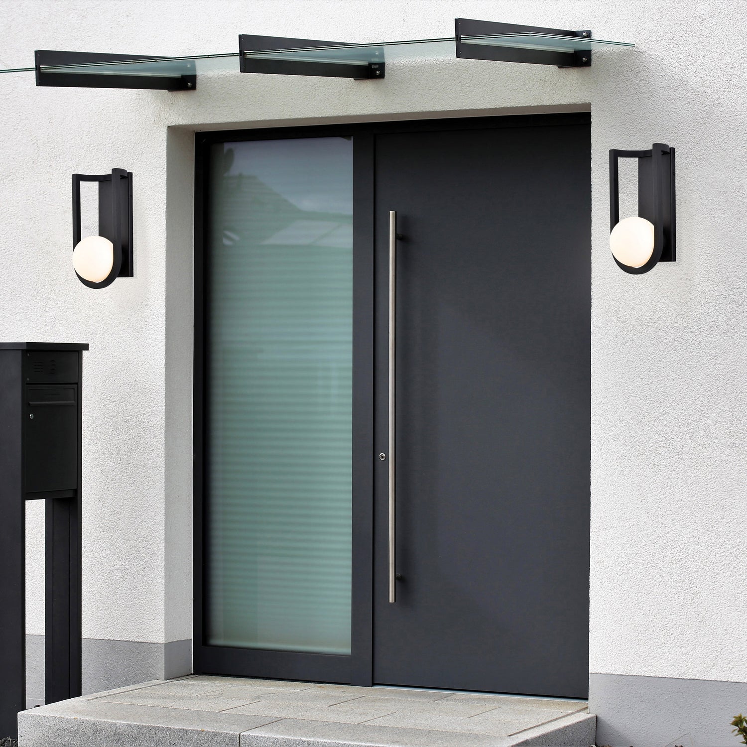 Nuvo Lighting - 62-1620 - LED Wall Lantern - Cradle - Matte Black