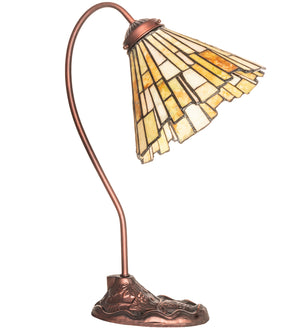 Meyda Tiffany - 247781 - One Light Desk Lamp - Delta - Mahogany Bronze