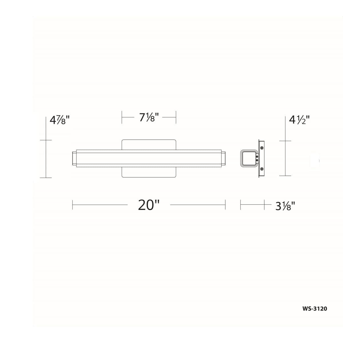 Modern Forms - WS-3120-27-BR - LED Bath Vanity - Vogue - Brushed Brass