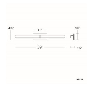 Modern Forms - WS-3139-27-BR - LED Bath Vanity - Vogue - Brushed Brass