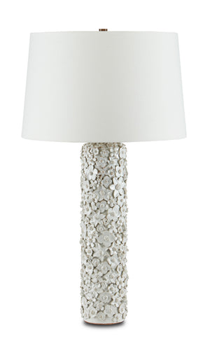 Currey and Company - 6000-0742 - One Light Table Lamp - Jessamine - Antique White