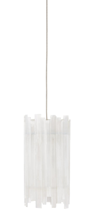 Currey and Company - 9000-0881 - One Light Pendant - Escenia - Frosted White