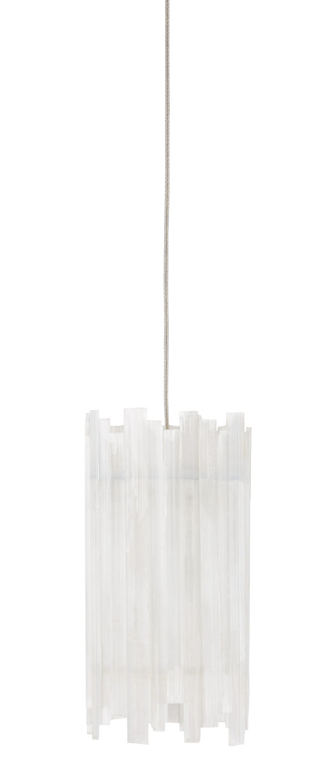 Currey and Company - 9000-0881 - One Light Pendant - Escenia - Frosted White