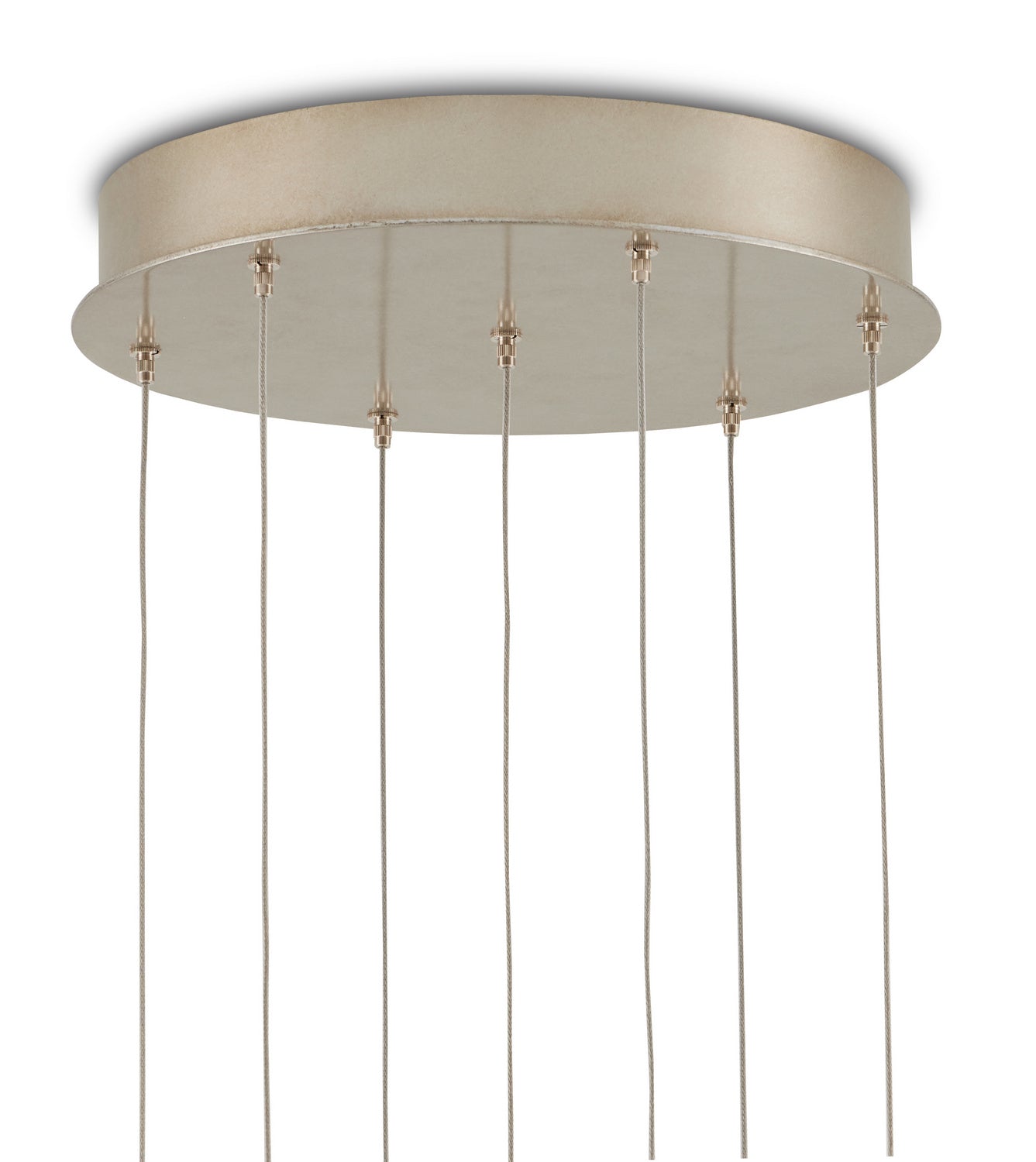 Currey and Company - 9000-0883 - Seven Light Pendant - Escenia - Frosted White