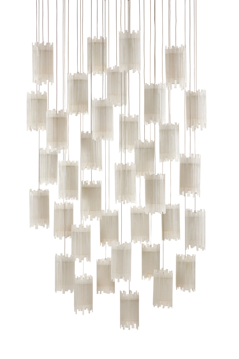 Currey and Company - 9000-0887 - 36 Light Pendant - Escenia - Frosted White