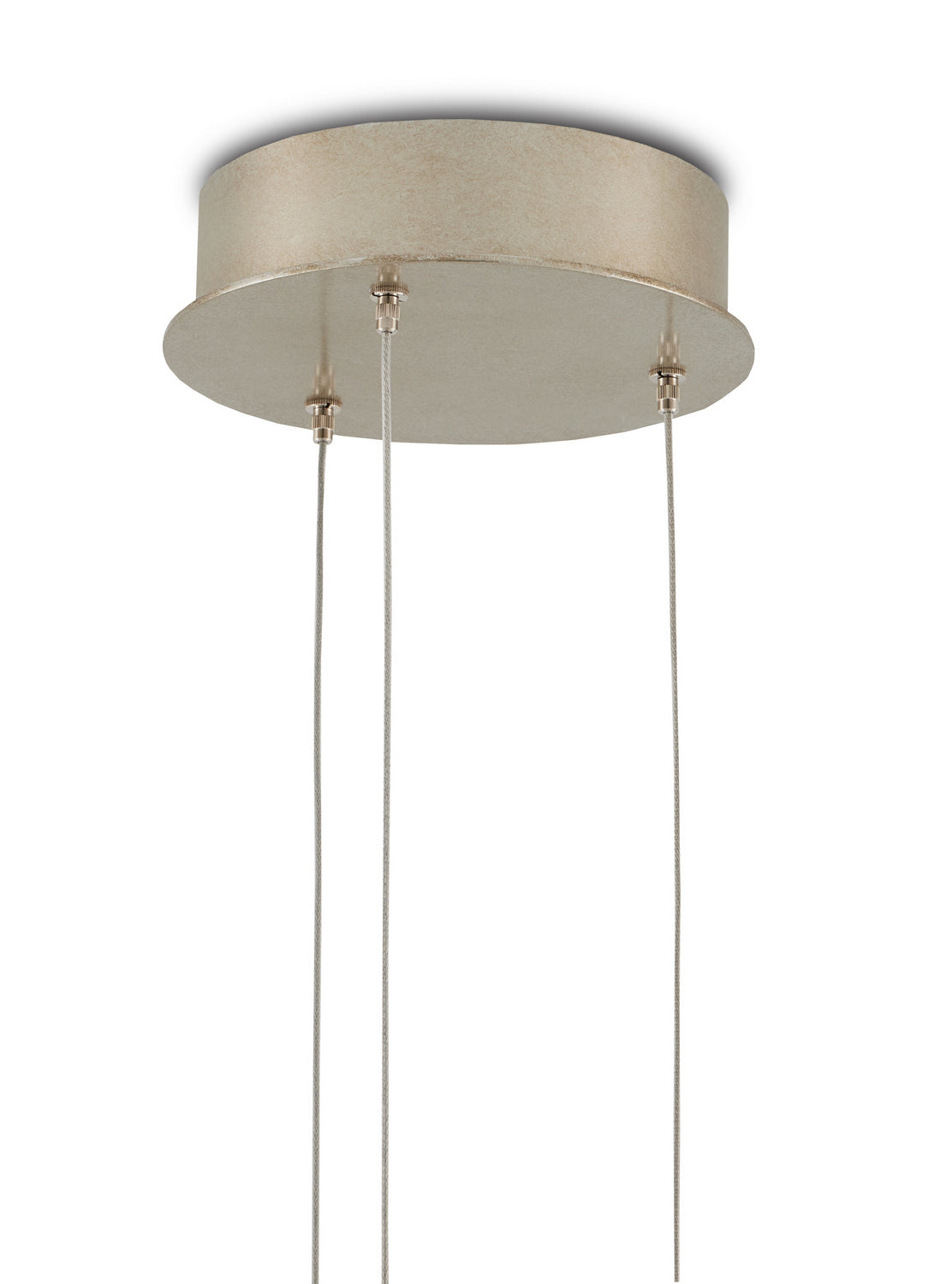 Currey and Company - 9000-0889 - Three Light Pendant - Daze - White/Antique Brass