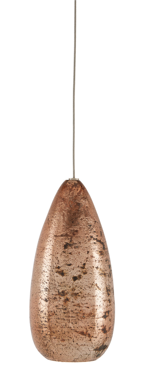 Currey and Company - 9000-0902 - One Light Pendant - Rame - Copper