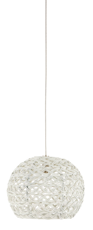 Currey and Company - 9000-0909 - One Light Pendant - Piero - Sugar White