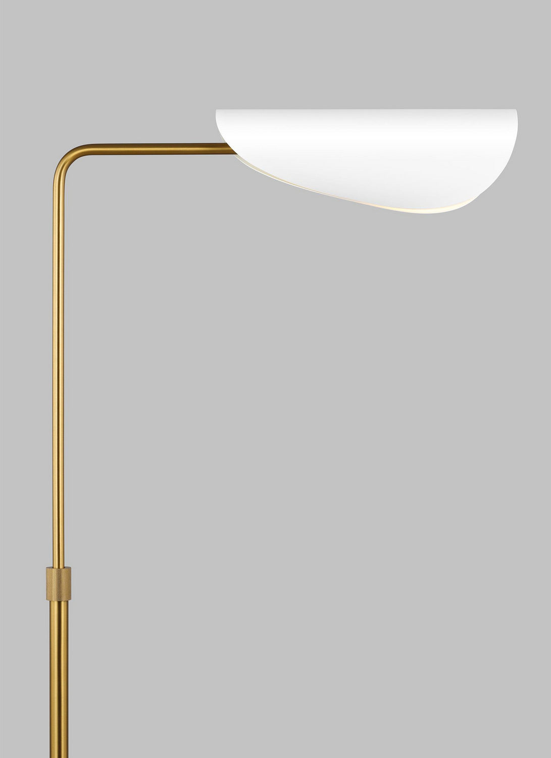 Visual Comfort Studio - AET1001BBSMWT1 - One Light Floor Lamp - Tresa - Matte White and Burnished Brass