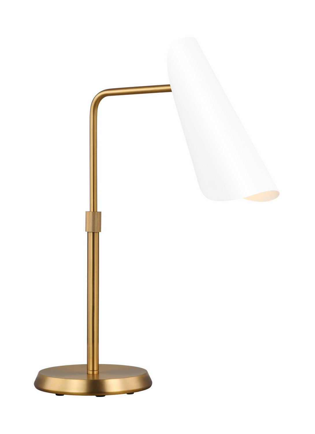 Visual Comfort Studio - AET1011BBSMWT1 - One Light Table Lamp - Tresa - Matte White and Burnished Brass