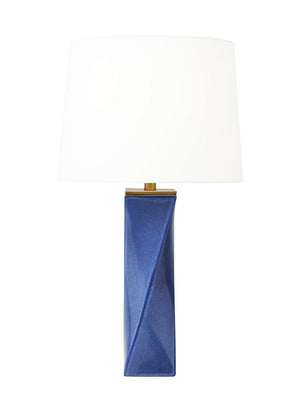 Visual Comfort Studio - CT1211FRB1 - One Light Table Lamp - Lagos - Frosted Blue