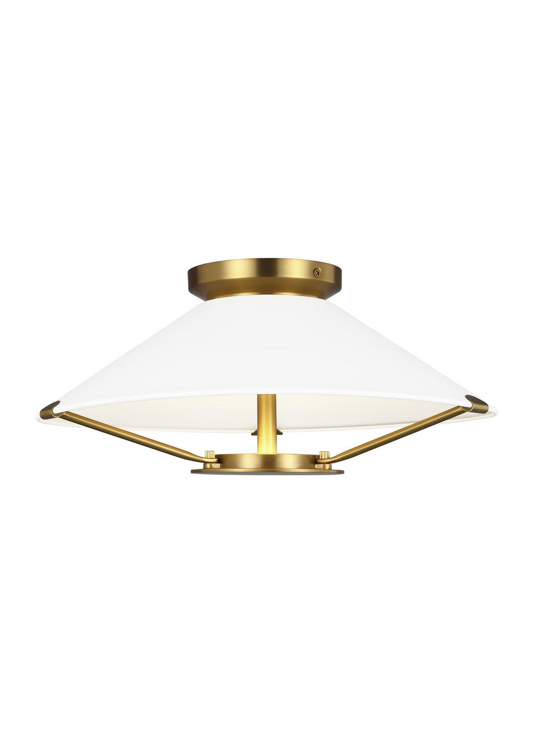 Visual Comfort Studio - CF1091BBS - LED Flush Mount - Ultra-Light - Burnished Brass