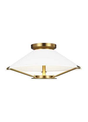 Visual Comfort Studio - CF1091BBS - LED Flush Mount - Ultra-Light - Burnished Brass