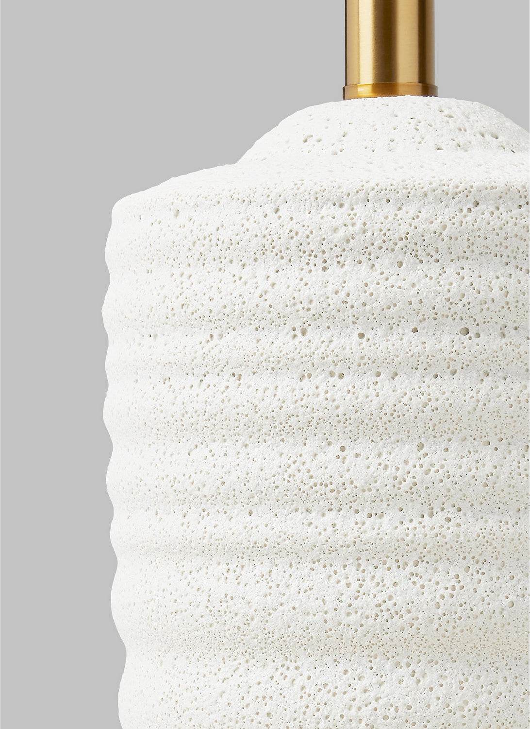 Visual Comfort Studio - CT1201PRW1 - One Light Table Lamp - Waveland - Porous White