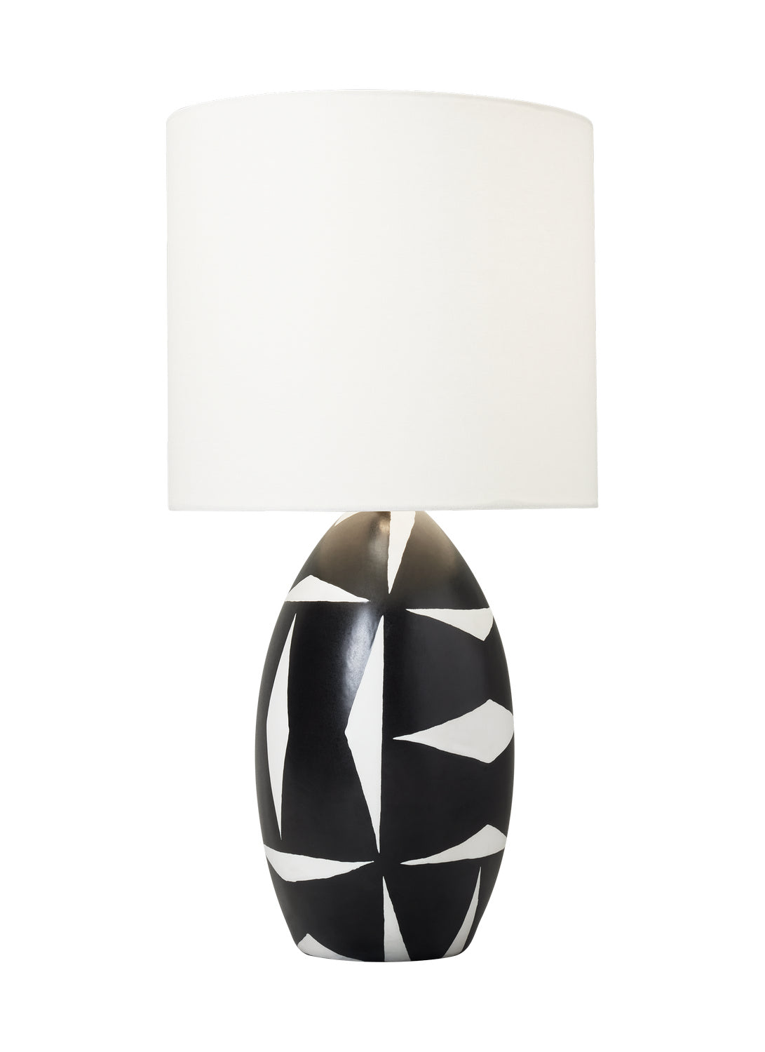 Visual Comfort Studio - HT1041WLBL1 - One Light Table Lamp - Franz - White Leather W Black Leather