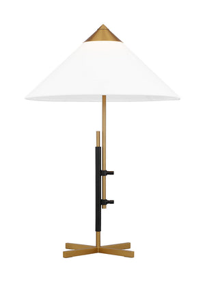 Visual Comfort Studio - KT1281BBSBNZ1 - One Light Table Lamp - Franklin - Burnished Brass and Deep Bronze