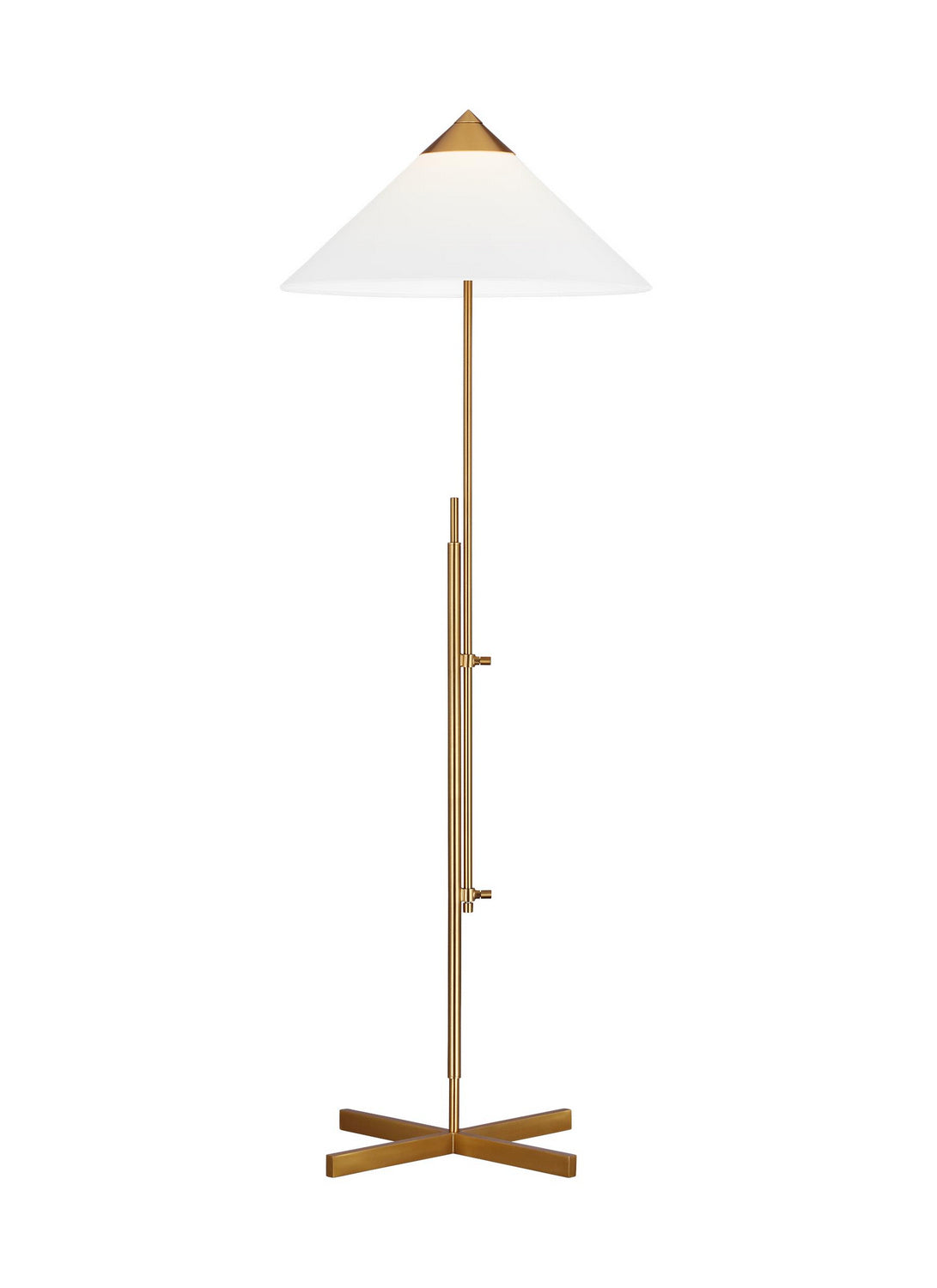 Visual Comfort Studio - KT1291BBS1 - One Light Floor Lamp - Franklin - Burnished Brass