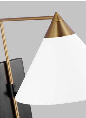 Visual Comfort Studio - KWL1121BBSBNZ - One Light Wall Sconce - Franklin - Burnished Brass and Deep Bronze