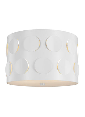 Visual Comfort Studio - KSF1002MWT - Two Light Flush Mount - Dottie - Matte White