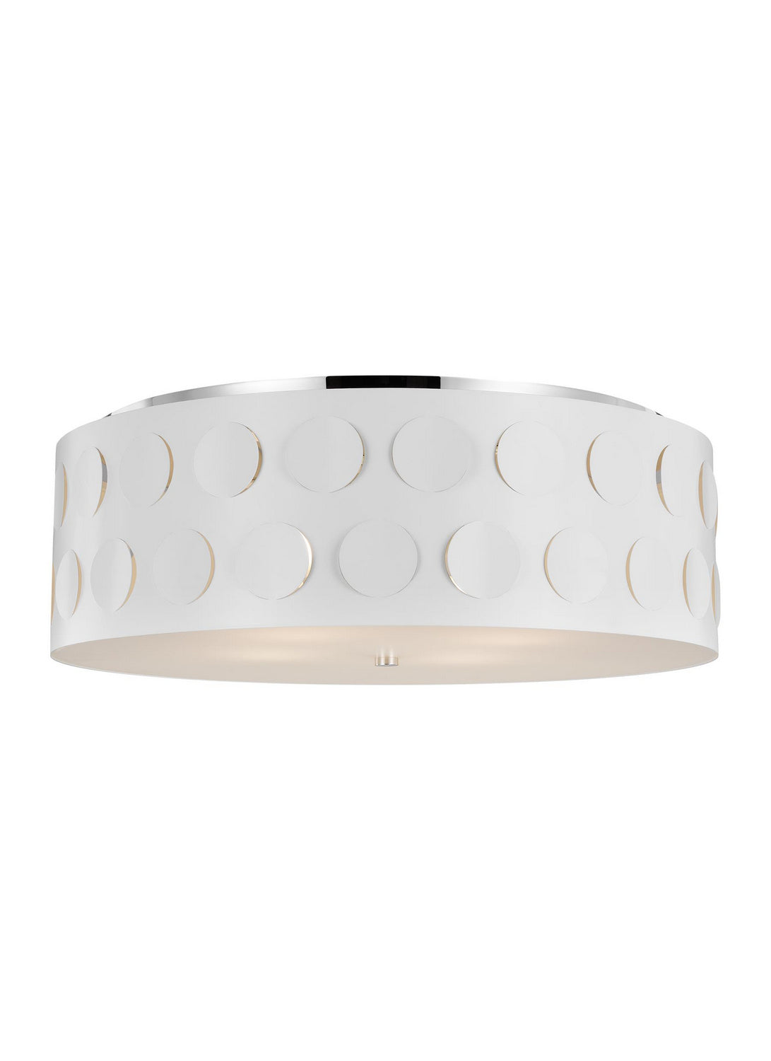 Visual Comfort Studio - KSF1024PN - Four Light Flush Mount - Dottie - Polished Nickel