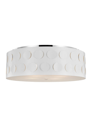 Visual Comfort Studio - KSF1024PN - Four Light Flush Mount - Dottie - Polished Nickel