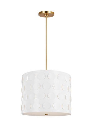 Visual Comfort Studio - KSP1003BBS - Three Light Pendant - Dottie - Burnished Brass