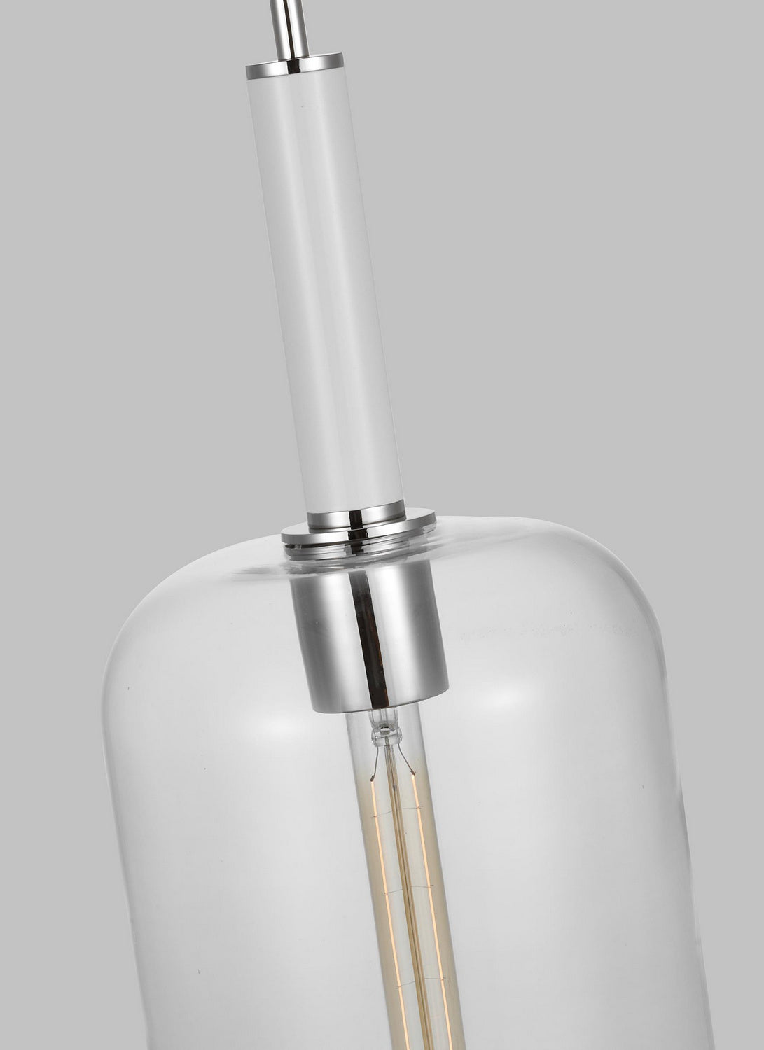 Visual Comfort Studio - KSP1051PNGW - One Light Pendant - Monroe - Polished Nickel