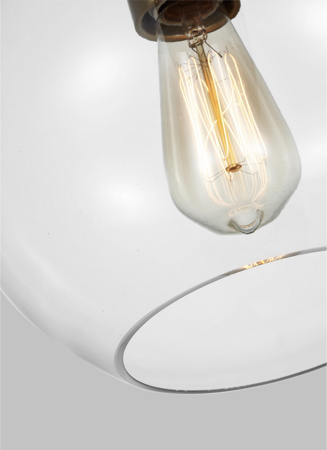 Visual Comfort Studio - KSP1061BBSGW - One Light Pendant - Monroe - Burnished Brass