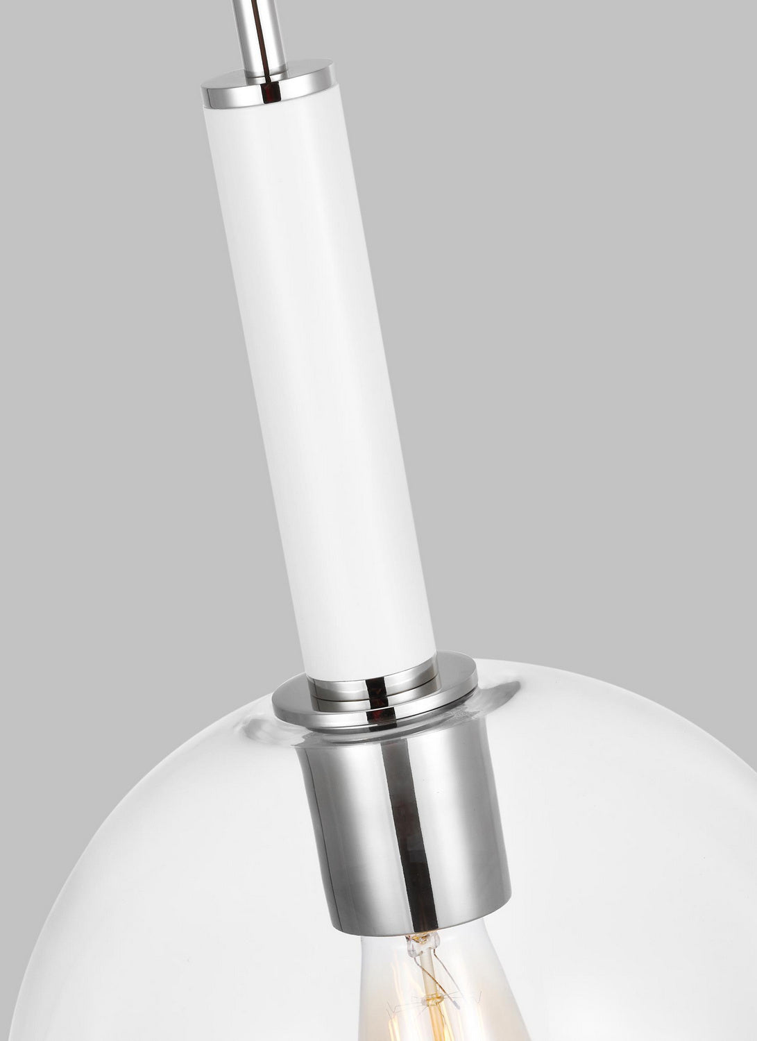 Visual Comfort Studio - KSP1061PNGW - One Light Pendant - Monroe - Polished Nickel