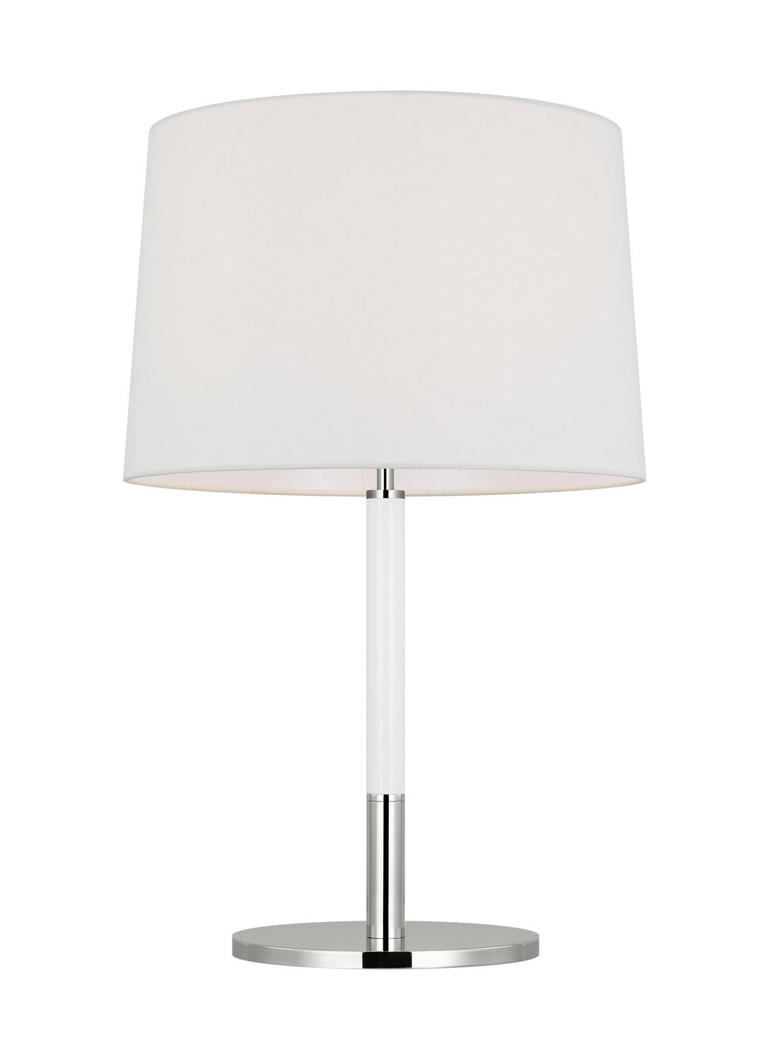Visual Comfort Studio - KST1041PNGW1 - One Light Table Lamp - Monroe - Polished Nickel