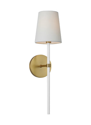 Visual Comfort Studio - KSW1091BBSGW - One Light Wall Sconce - Monroe - Burnished Brass