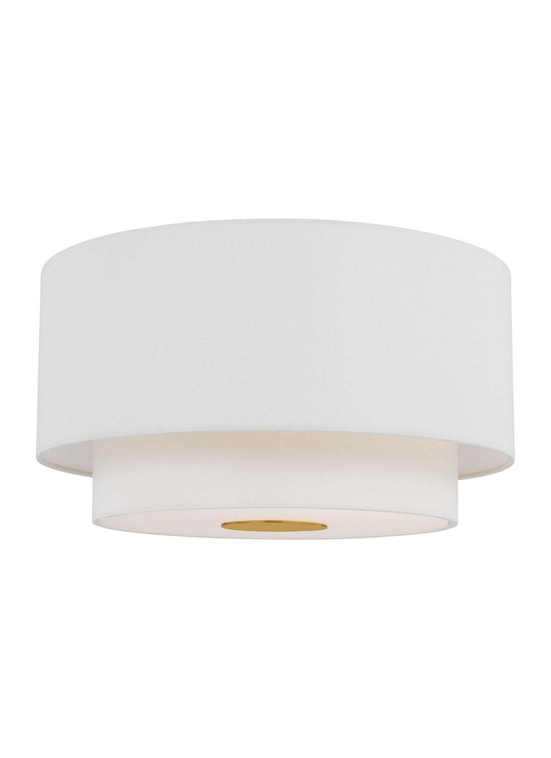 Visual Comfort Studio - KSF1043BBS - Three Light Flush Mount - Sawyer - Burnished Brass