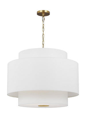 Visual Comfort Studio - KSP1043BBS - Three Light Pendant - Sawyer - Burnished Brass