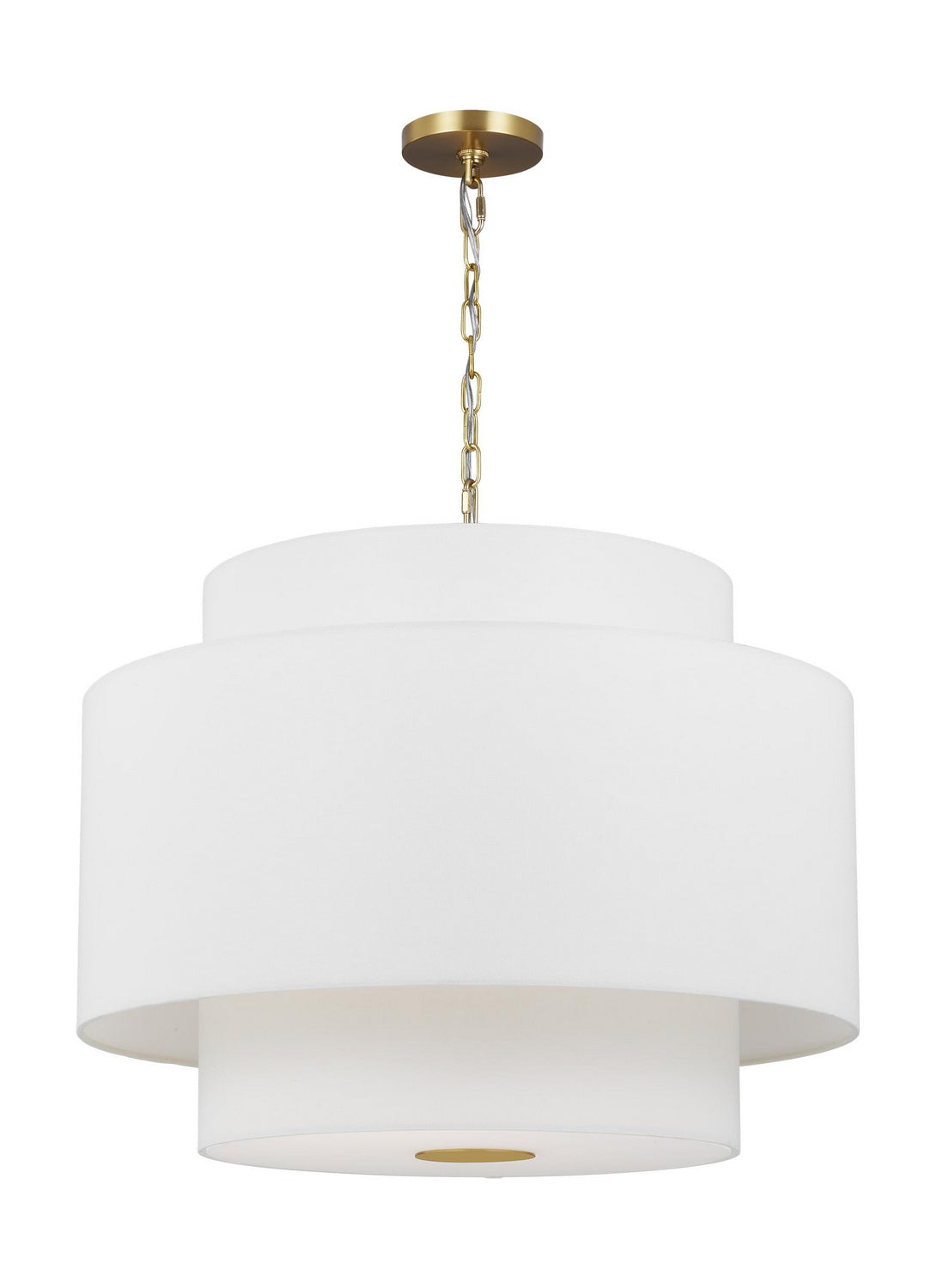 Visual Comfort Studio - KSP1043BBS - Three Light Pendant - Sawyer - Burnished Brass