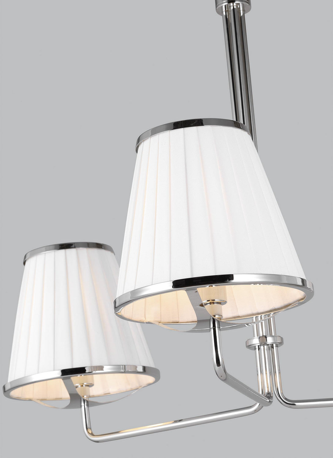 Visual Comfort Studio - LC1173PN - Three Light Chandelier - Esther - Polished Nickel