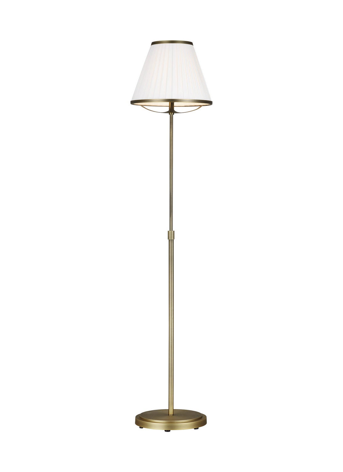 Visual Comfort Studio - LT1141TWB1 - One Light Floor Lamp - Esther - Time Worn Brass